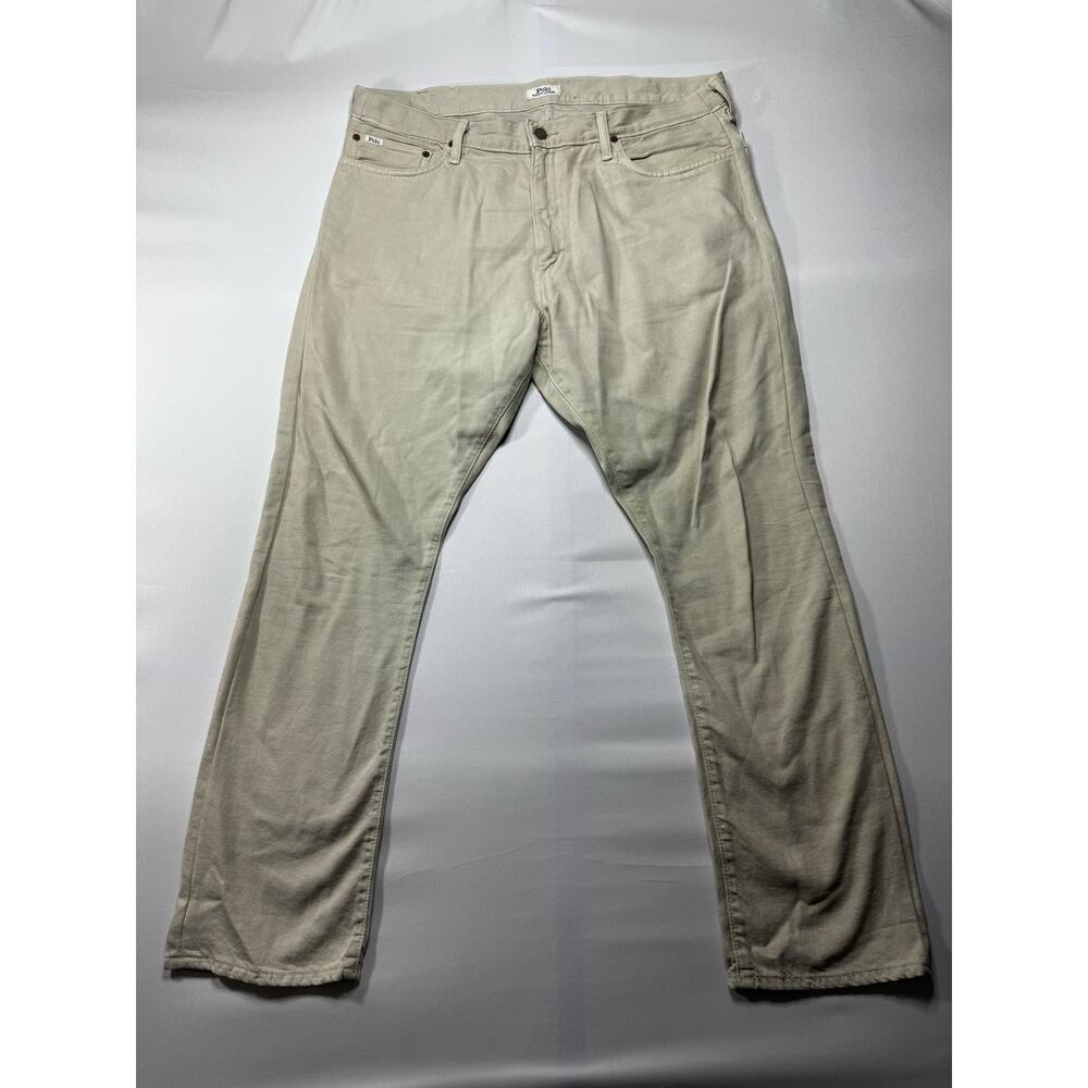 Polo Ralph Lauren Men's The Varick Slim Straight Leg Beige Jeans - Size 40x31.5*